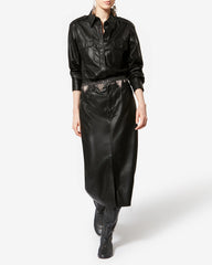 NOEE SHIRT FAUX LEATHER